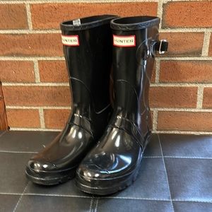Hunter Original Short Gloss Black size 40 / 41